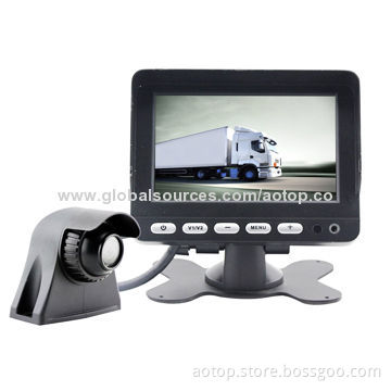 5 Inch Car Rear-view LCD Monitor with Remote Control, Multi-language/OSD Menu/Digital Panel/Speaker